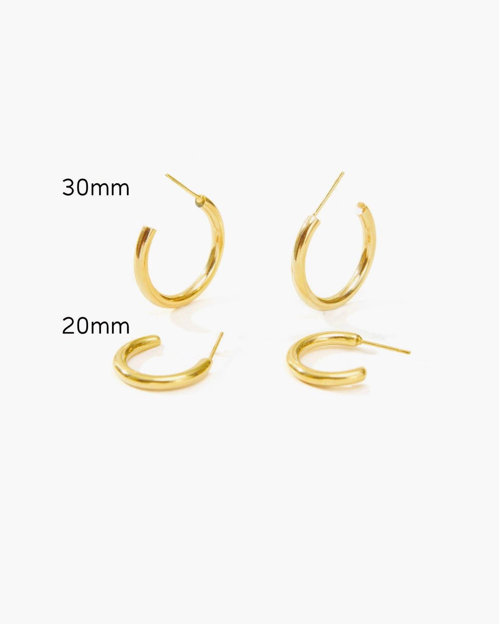 20mm Endless Hoop Earrings