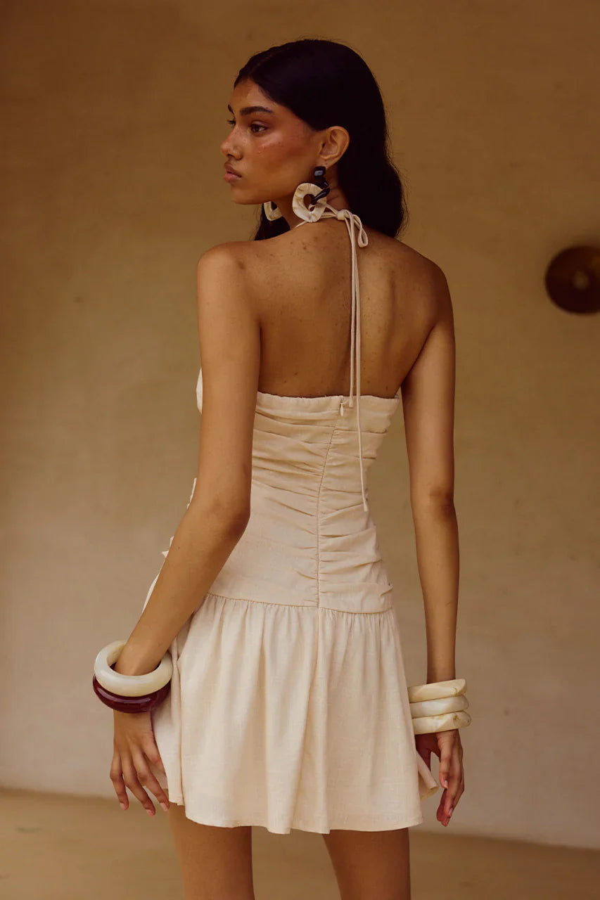 MARIANNA MINI DRESS - CREAM