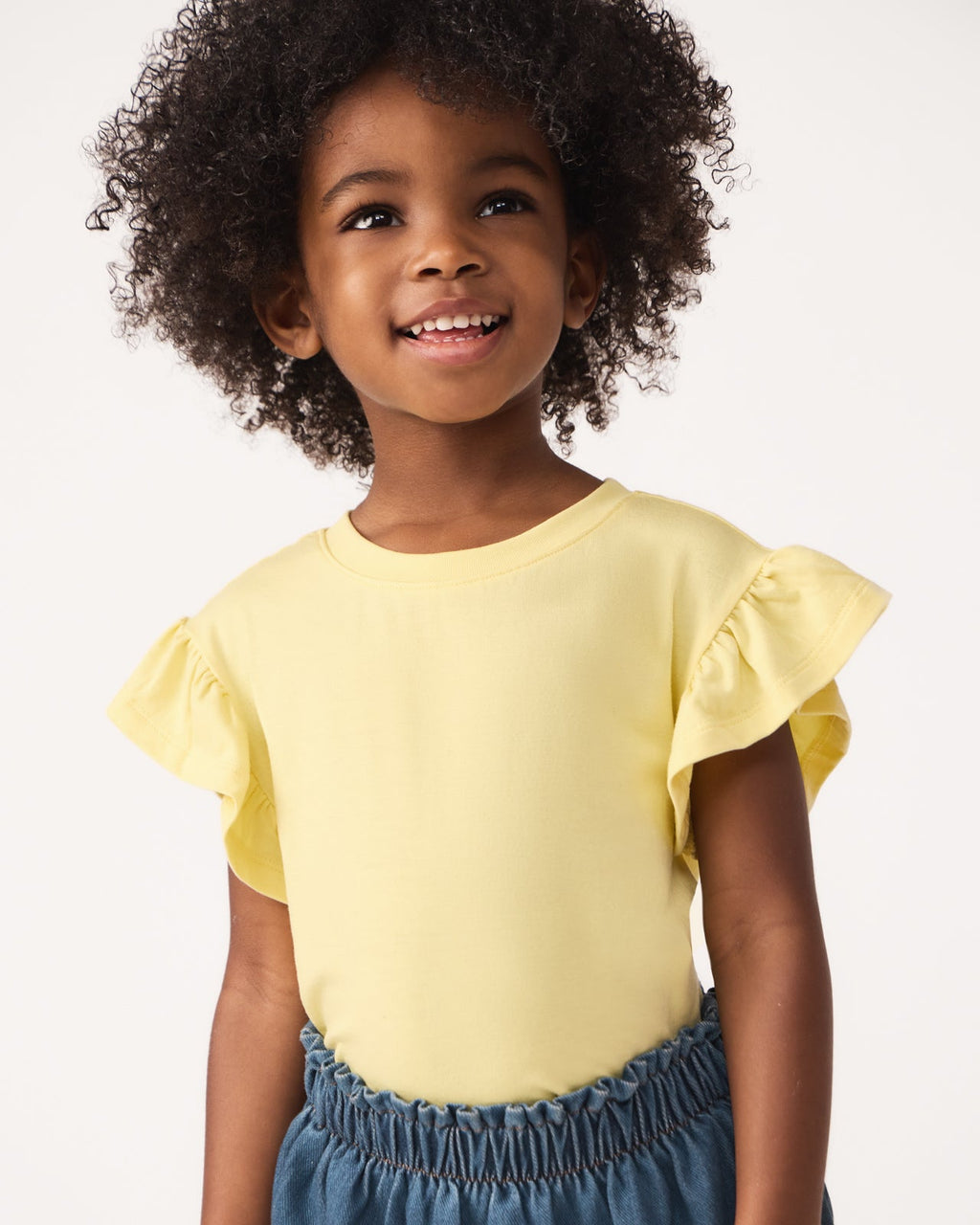 Lemon Twist Flutter Tee