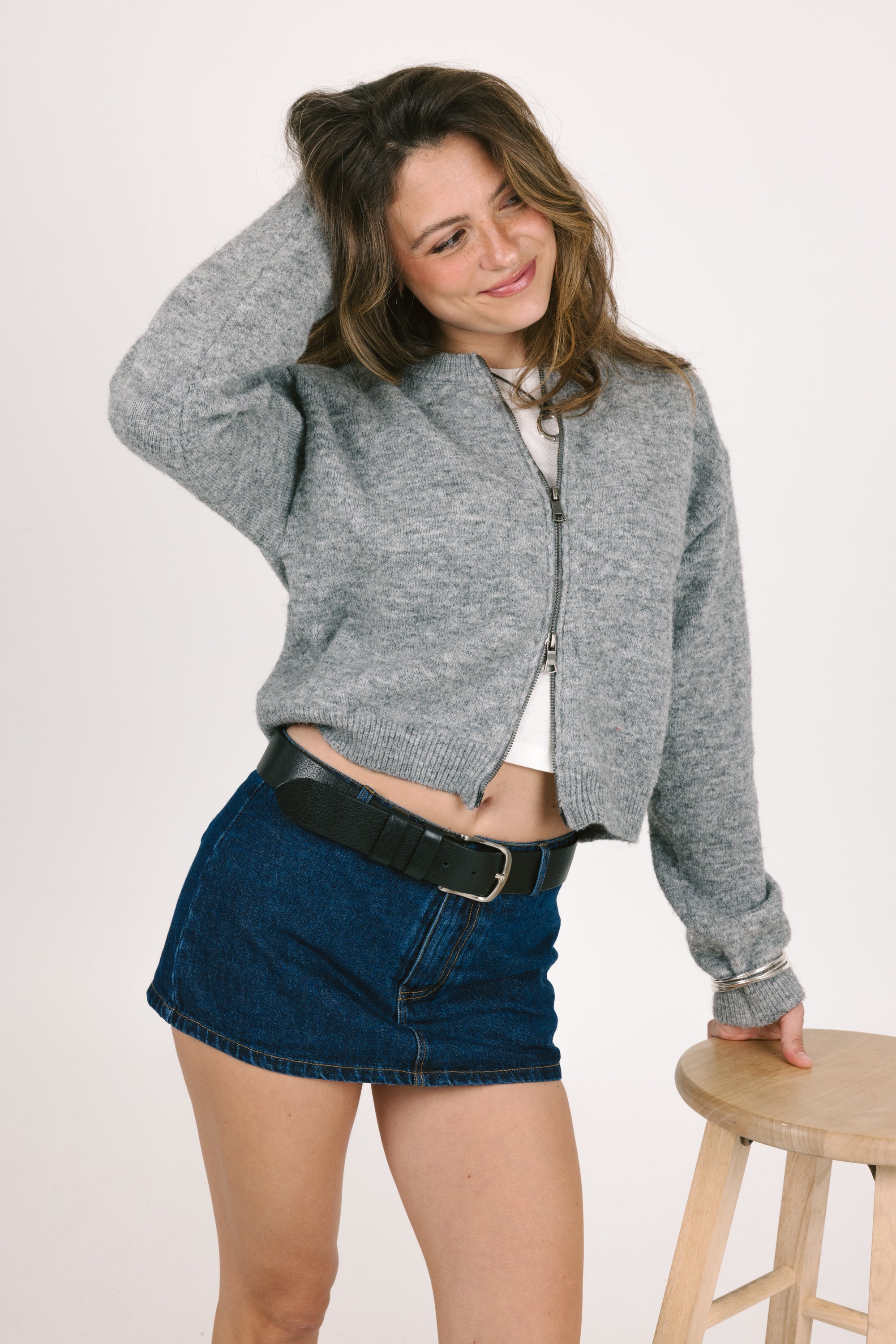 Fall Staple Zip Up
