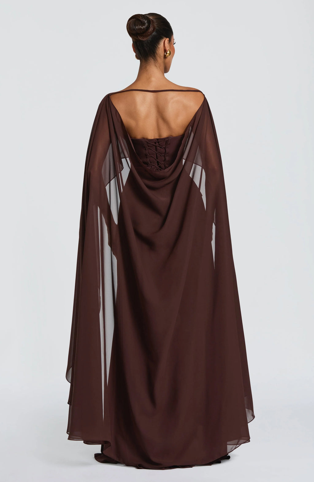 Patricia Maxi Dress - Plum Brown